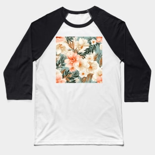 Wedding Flowers Pattern 20 Baseball T-Shirt